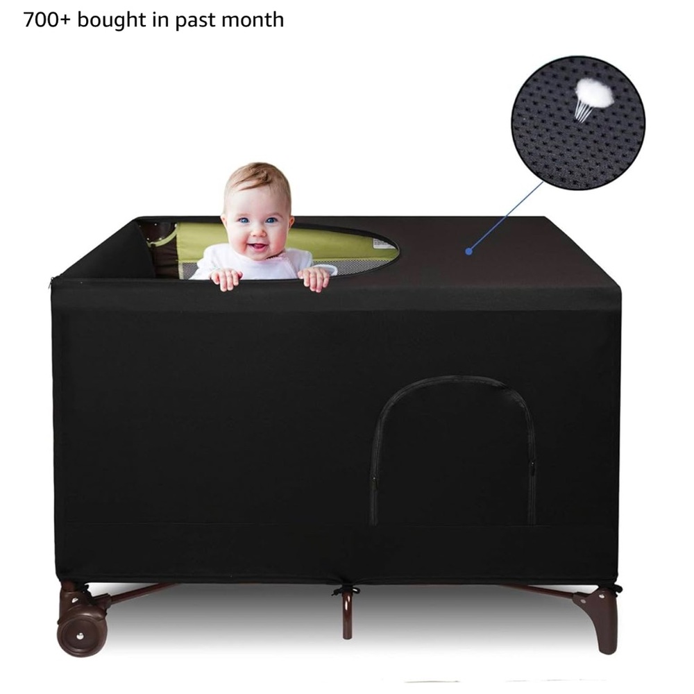 Playpen cover mesh